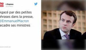 Emmanuel Macron recadre violemment ses ministres