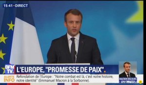 L'Europe selon Macron : un condensé de son discours à la Sorbonne