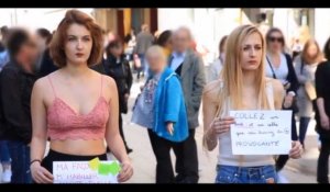 Dossier tabou : des femmes posent dans la rue contre le harcèlement sexuel, la vidéo choc