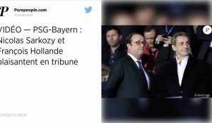 Sarkozy et Hollande complices lors du match PSG-Bayern