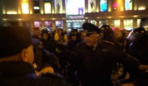 Manifestations violentes en Russie contre Vladimir Poutine