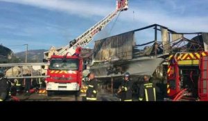 Un incendie ravage un restaurant et des bateaux à Porto-Vecchio