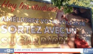 Une pub pour les «Sugar Daddies» fait scandale - ZAPPING ACTU DU 26/10/2017