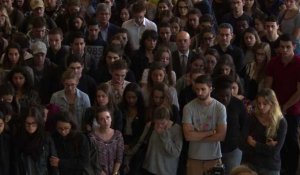 Marseille: les étudiants observent une minute de silence
