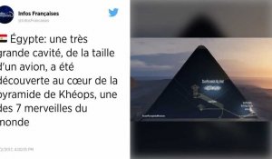 Egypte : des chercheurs découvrent une énorme cavité dans la pyramide de Khéops