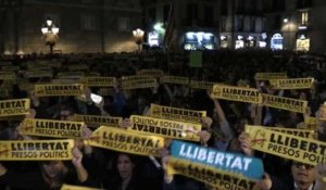 Barcelone: manifestation pour la libération des députés catalans