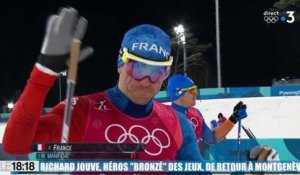 Richard Jouve médaillé de bronze en ski de fond de retour chez lui à Montgenèvre