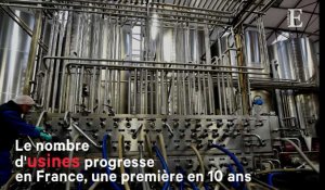 Pour la première fois depuis 10 ans, le nombre d'usines progresse en France