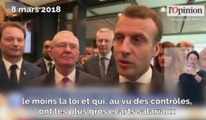 Egalité hommes/femmes: Macron veut rendre public les entreprises qui ne respectent pas la loi