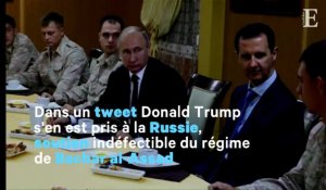 Syrie : "les missiles arrivent", prévient Trump
