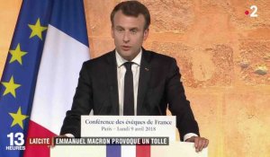 Emmanuel Macron provoque une polémique sur la laïcité - ZAPPING ACTU DU 10/04/2018