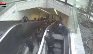 Istanbul : Un homme se fait engloutir par un escalator ! (Vidéo)