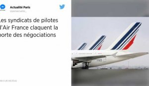 Les syndicats de pilotes d'Air France claquent la porte des négociations