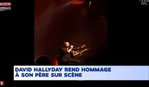 Johnny Hallyday : David Hallyday lui rend hommage lors de son concert (vidéo)