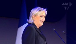Marine Le Pen réélue à la tête du FN