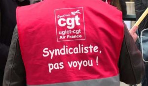 Air France: "criminalisation" de l'action syndicale, pour la CGT