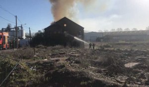 Incendie d'un pavillon abandonné à Ancenis