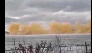 Russie : une explosion sur la glace fait sauter les vitres des immeubles alentours (vidéo)
