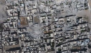Images de drone montrent la destruction dans Douma