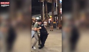 Australie : Il plaque un policier à terre pendant une bagarre (Vidéo)