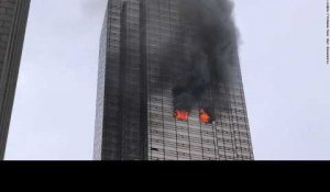 Les images de l'incendie de la Trump Tower