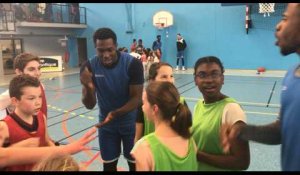 Les joueurs du Nantes Basket Hermine rencontrent les jeunes du Castelbriantais 