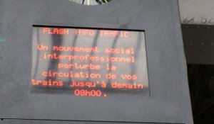 Grève des fonctionnaires et cheminots: perturbations à Paris