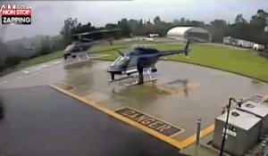 Etats-Unis : deux hélicoptères de la police détruits après une collision (vidéo)