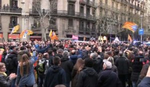 Arrestation Puigdemont: des milliers de manifestants à Barcelone