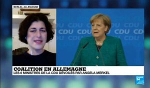 Allemagne : les six ministres de la CDU dévoilés par Angela Merkel