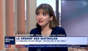 Aurore Bergé revient sur la polémique autour de sa robe