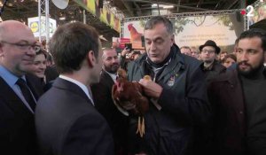 Emmanuel Macron adopte une poule au Salon de l'Agriculture - ZAPPING ACTU DU 26/02/2018