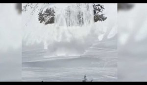 Un skieur fonce dans une avalanche dans les Pyrénées (vidéo)