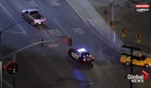 Los Angeles : L'incroyable course poursuite entre un pick-up et la police (Vidéo)