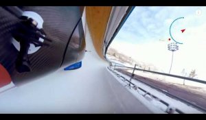 Une descente de bobsleigh filmée à la première personne (Vidéo)