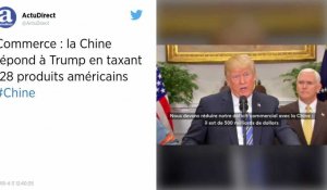 Commerce : la Chine répond à Trump en taxant 128 produits américains.