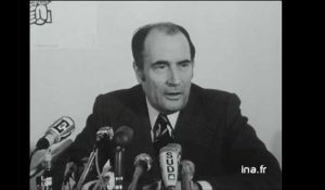 Conférence de presse Mitterrand