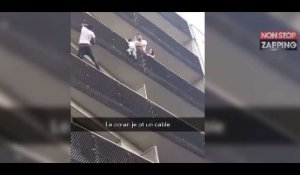 Paris : un héros sauve la vie d'un enfant en escaladant un immeuble ! (vidéo)
