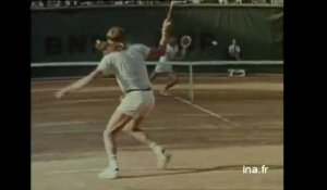 Hutième de finale à Roland Garros : Jauffret contre Borg