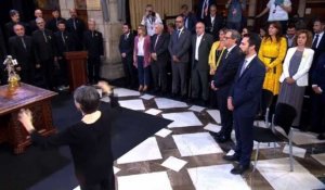 Prise de fonction du nouveau gouvernement catalan