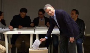 Colombie: vote du président sortant Juan Manuel Santos