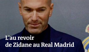 Les images de l'au revoir de Zidane au Real Madrid