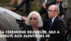 PHOTOS. Obsèques de Pierre Bellemare : Michel Drucker, Line Renaud.... réunis po...