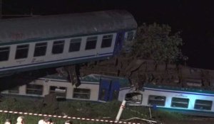 Un train déraille en Italie: deux morts et des blessés