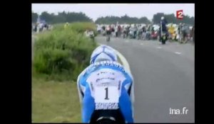 Jan Ullrich dépassé par Lance Armstrong