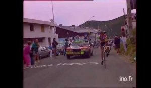 Remarquable fin de course de Steven Rooks à l'Alpe d'Huez