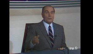 Yves Mourousi et François Mitterrand sur le mot chébran