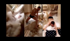 Best of Snapchat #74 - Jeremstar inonde sa salle de bain et fait du toboggan