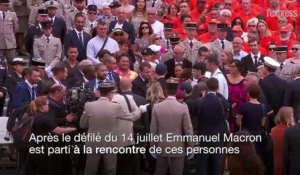 Emmanuel Macron face aux pupilles de la Nation