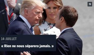 Macron à Trump : "Rien ne nous séparera jamais"